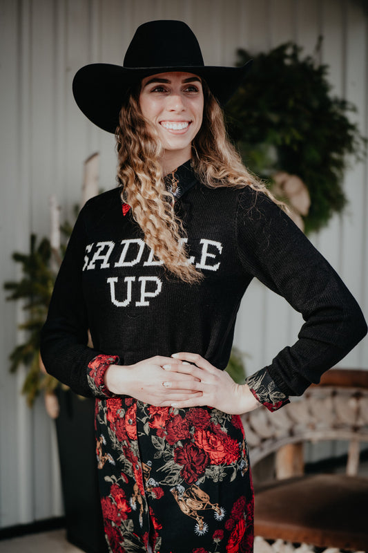'Saddle Up' Women's Wrangler Sweater (S-XXL)