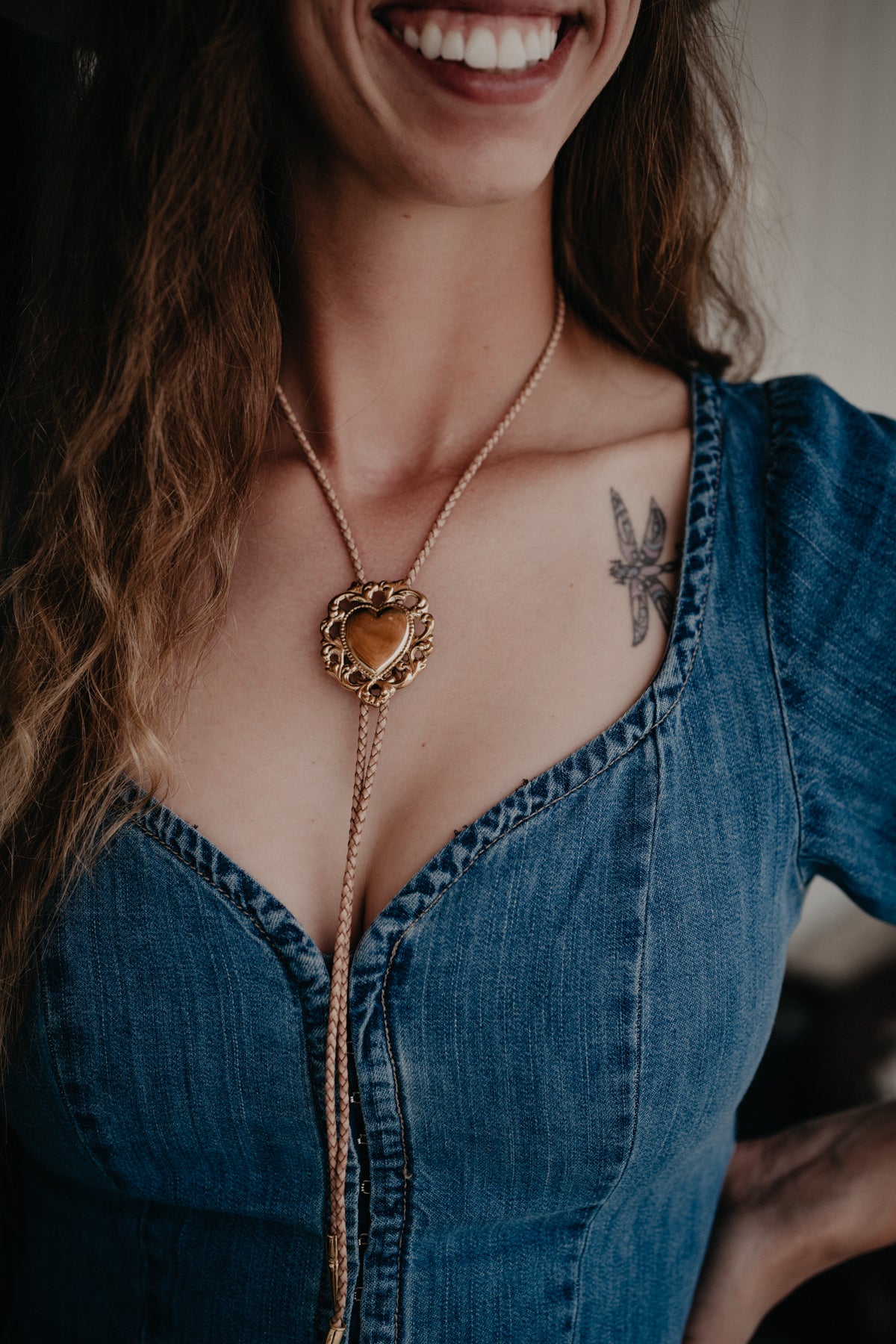 Sacred Heart Bolo Tie by November Maker