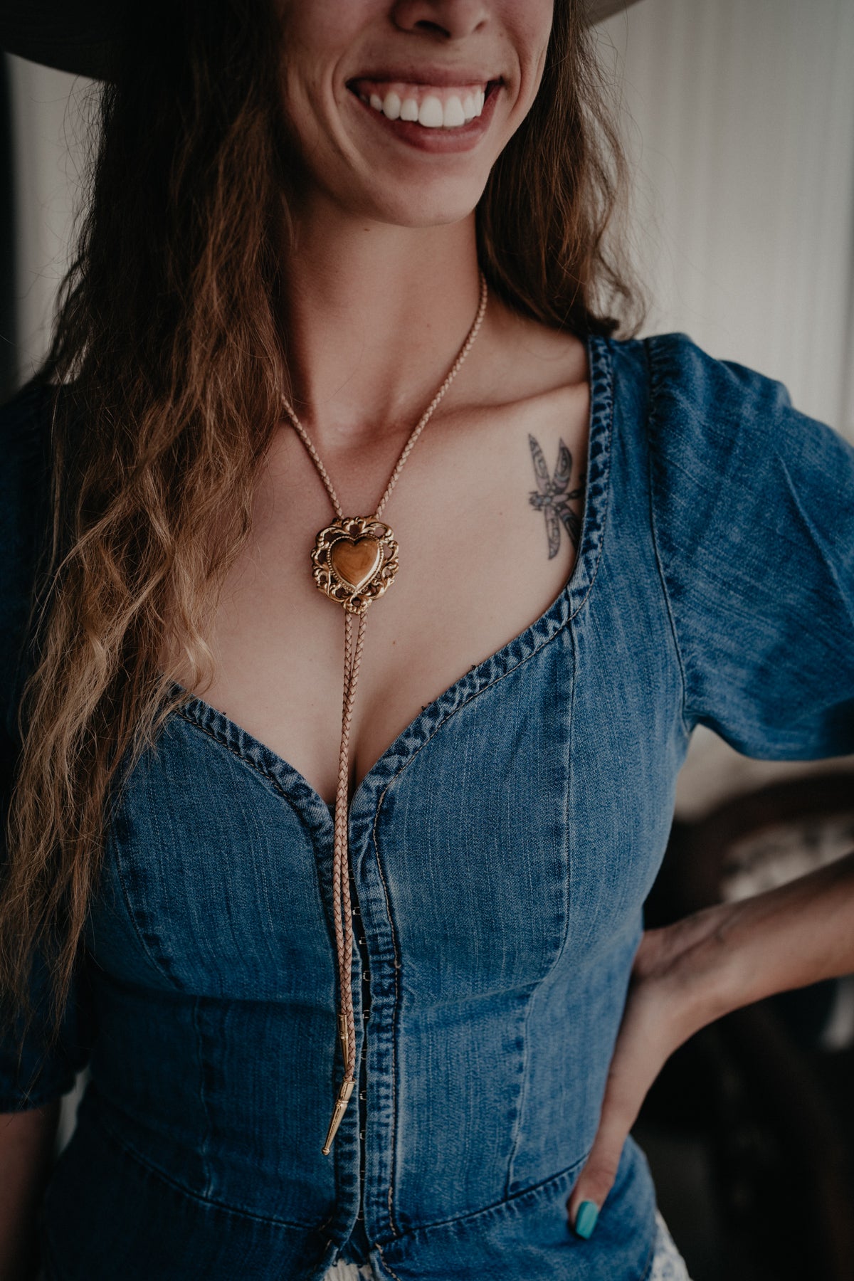 Sacred Heart Bolo Tie by November Maker