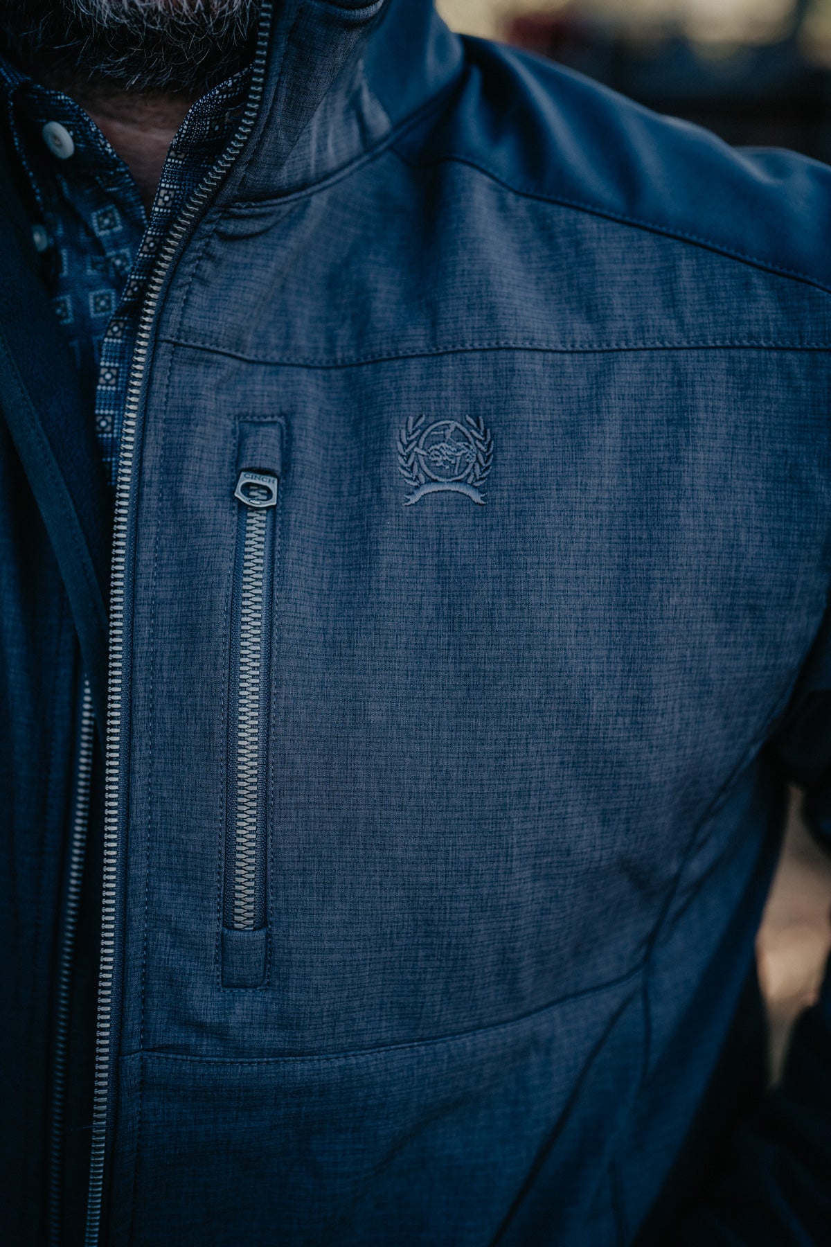 'Wylie' Men's Charcoal Grey CINCH Bonded Jacket