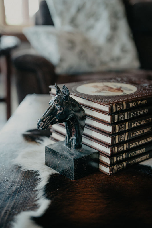 Horse Head Bookends