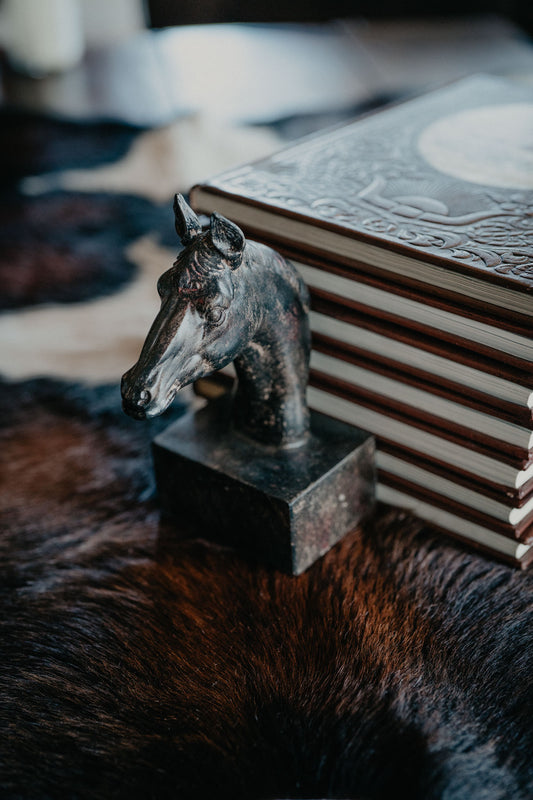 Horse Head Bookends
