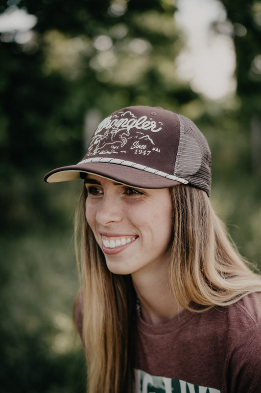 'Trail Boss' Wrangler Dark Brown Hat