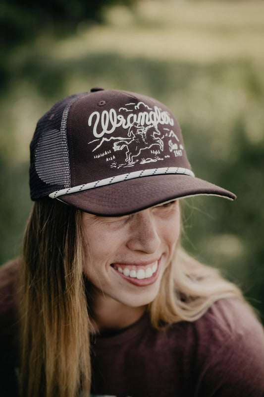 'Trail Boss' Wrangler Dark Brown Hat