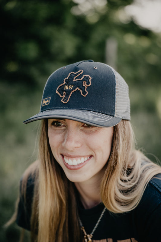 'Bronc Buster' Wrangler Black/Grey Hat