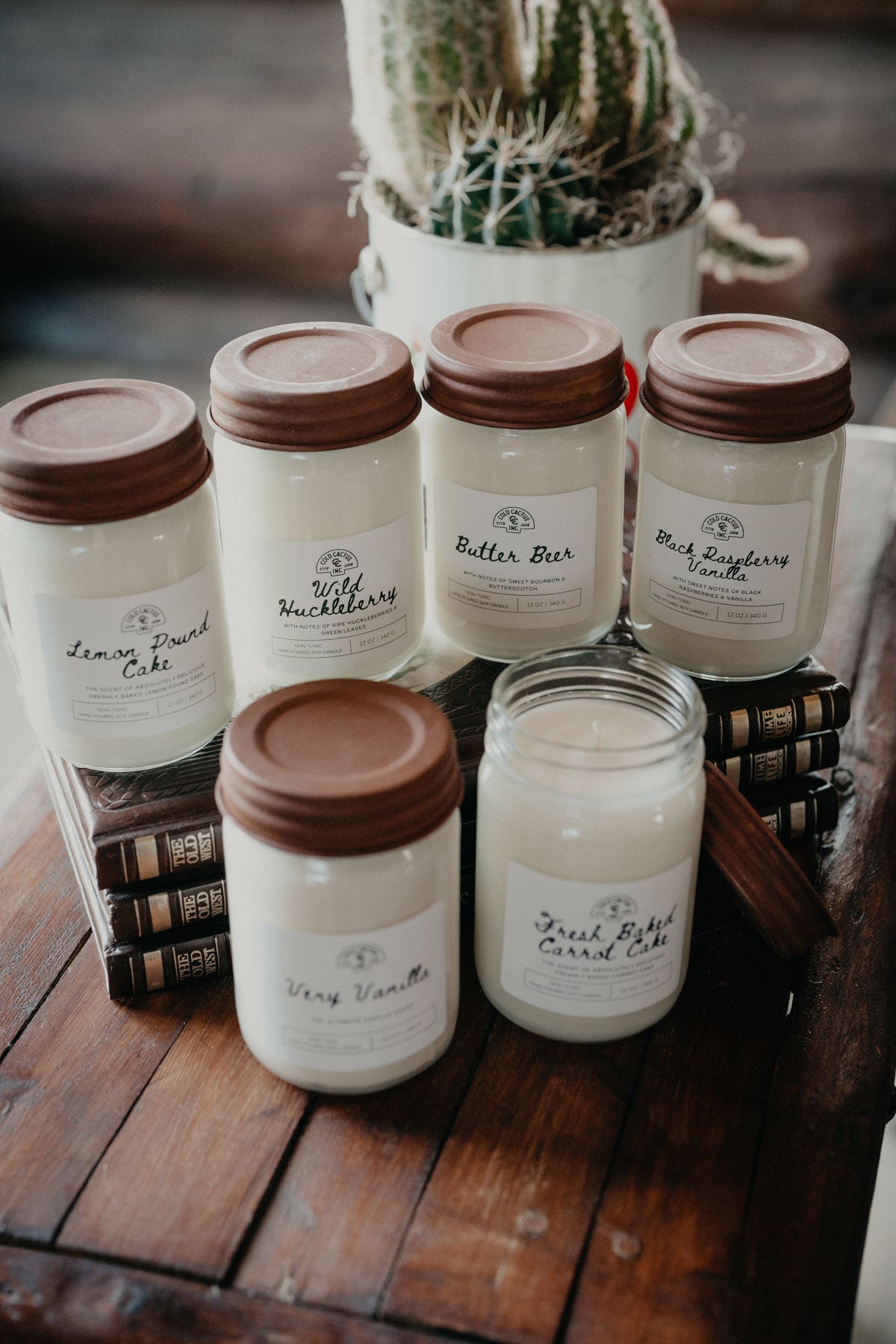 Cold Cactus Exclusive 100% Soy Wax Candles
