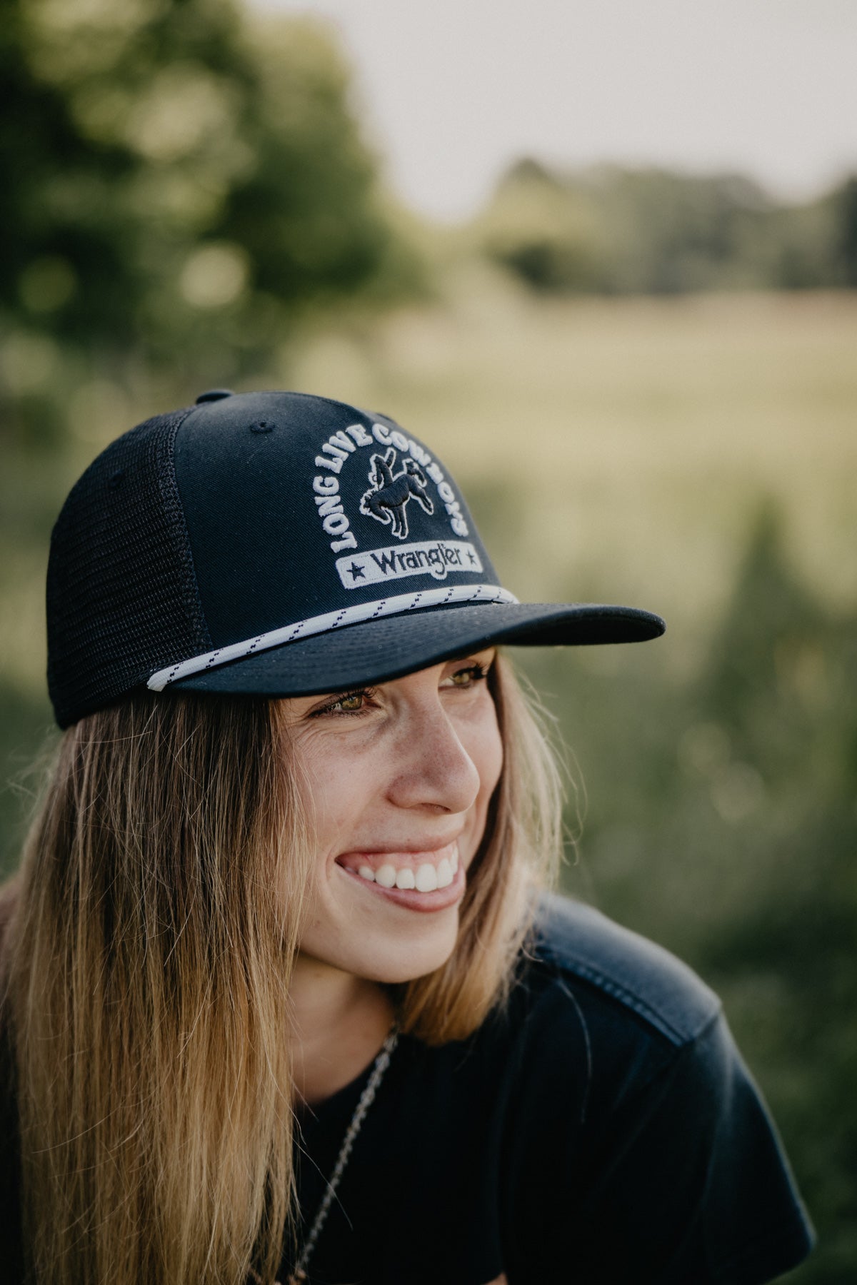 'Cinch' Wrangler Black on Black Hat