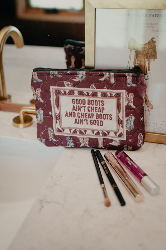 Quilted Makeup Bag by Ida Mae (Multiple Prints)