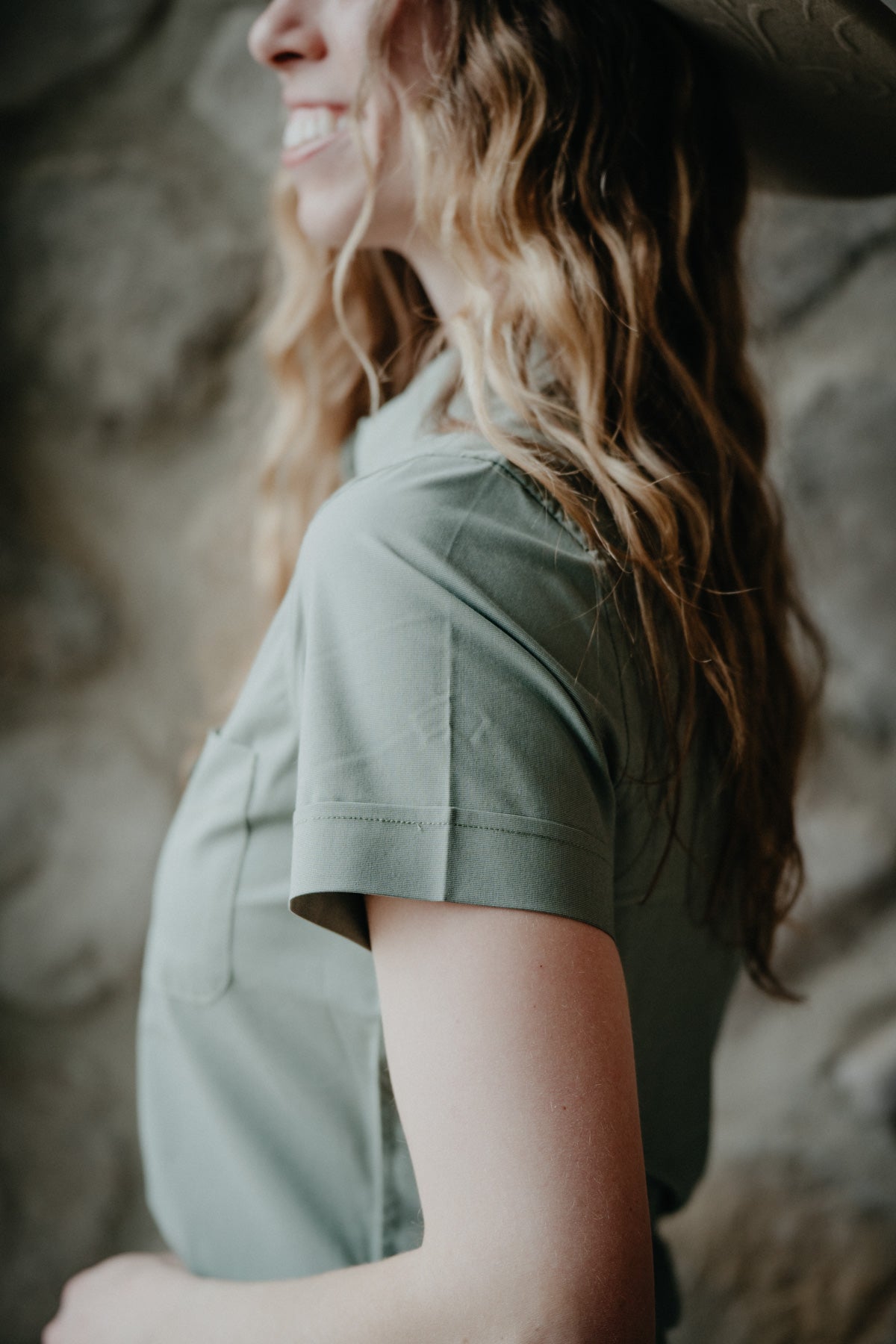 ‘Linville Short Sleeve’ Women’s Button-Up by Kimes (M-XL Only)