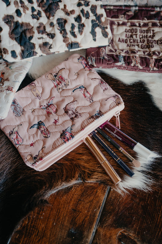 Quilted Makeup Bag by Ida Mae (Multiple Prints)