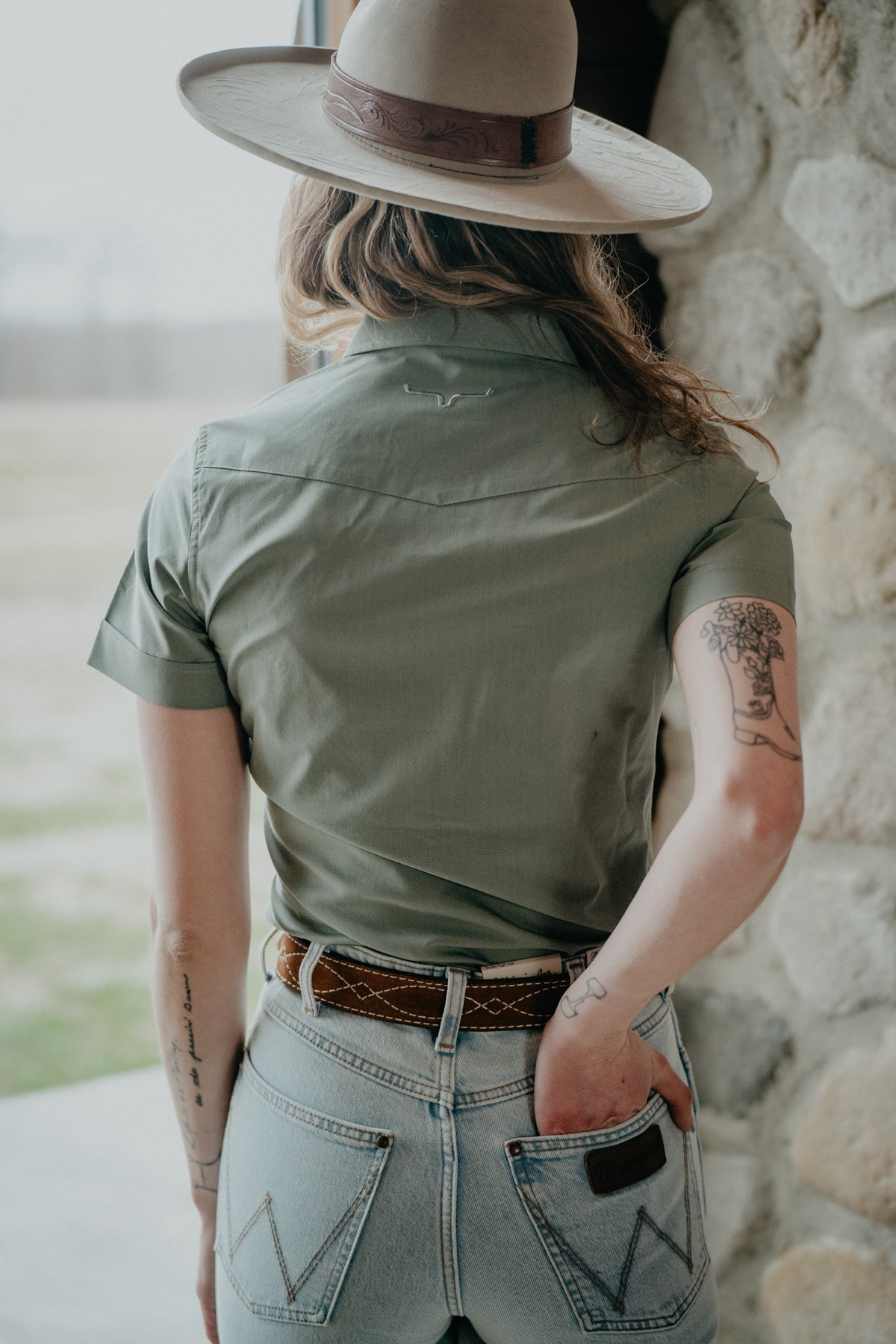 ‘Linville Short Sleeve’ Women’s Button-Up by Kimes (M-XL Only)