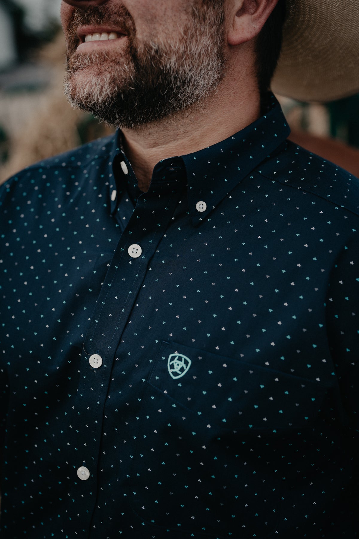 'Willem' Men's Short Sleeve Black Shirt by Ariat (S-XXL)