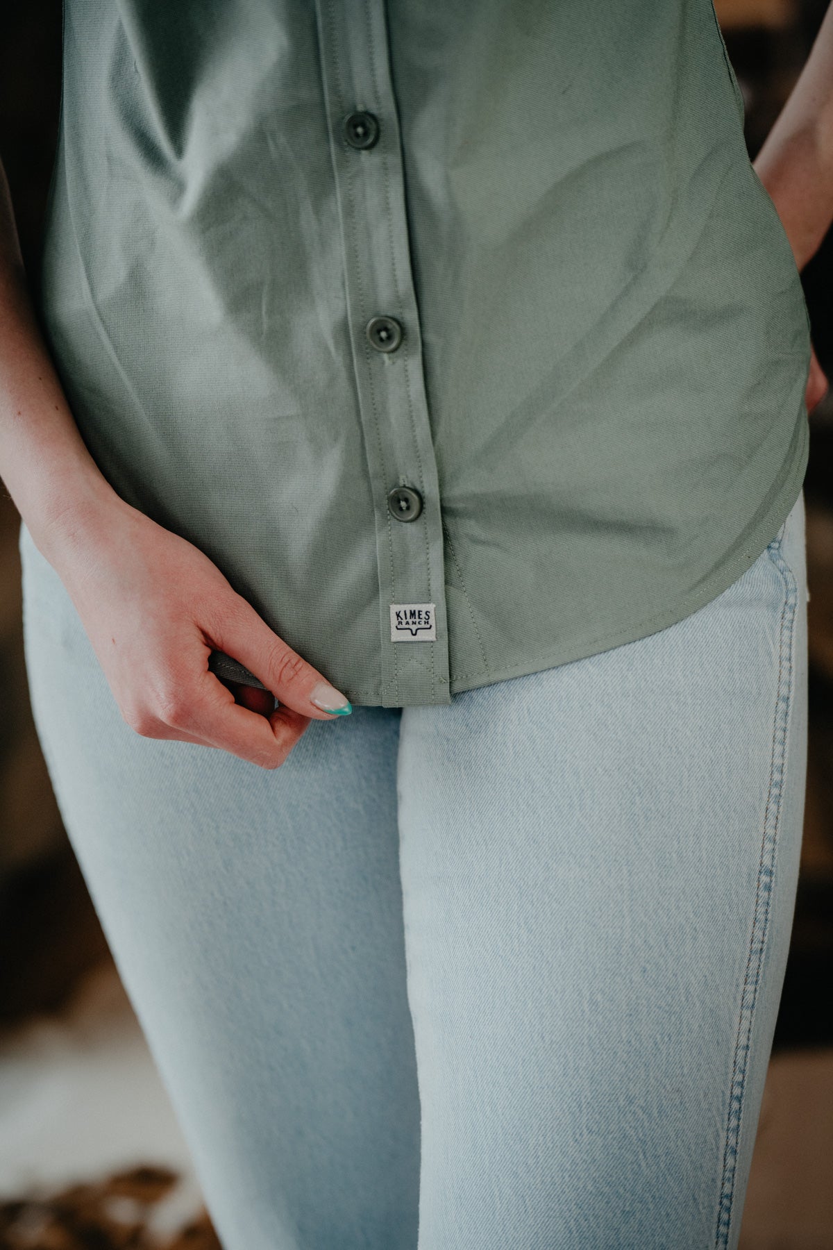 ‘Linville Short Sleeve’ Women’s Button-Up by Kimes (M-XL Only)