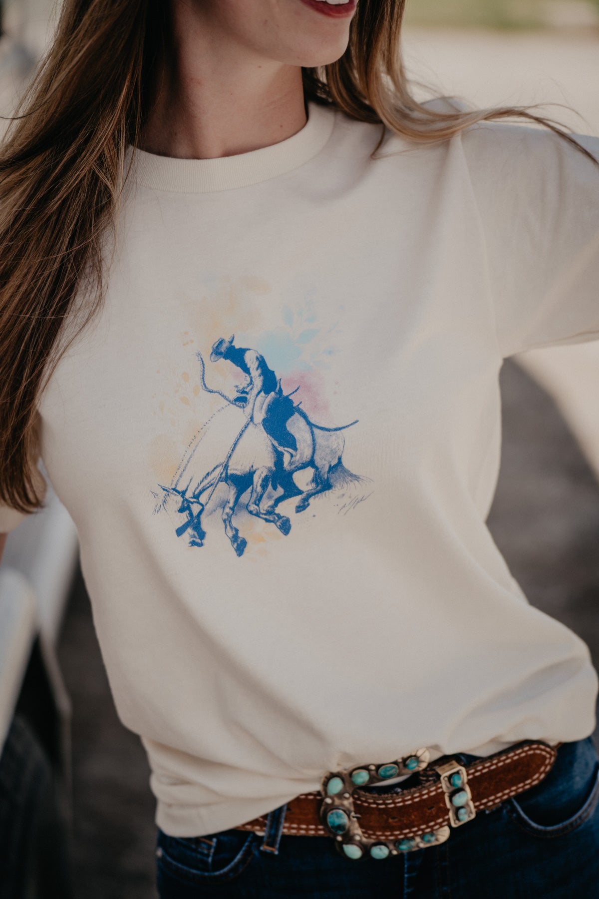 'Randy' Saddle Bronc Kimes Ranch Unisex Graphic Tee {Two Colours/ S-XXL}