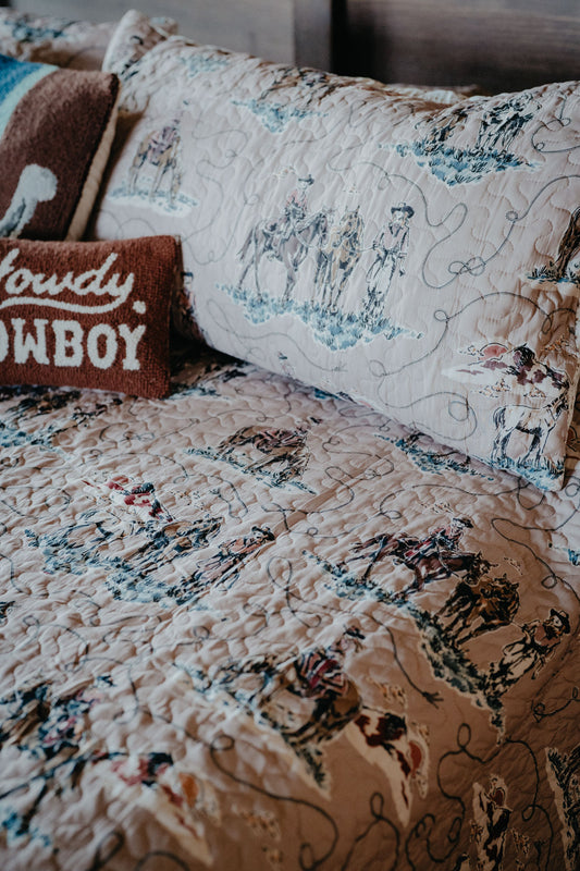 Sierra Cowgirl Quilt Set by Ida Mae (Queen, King)