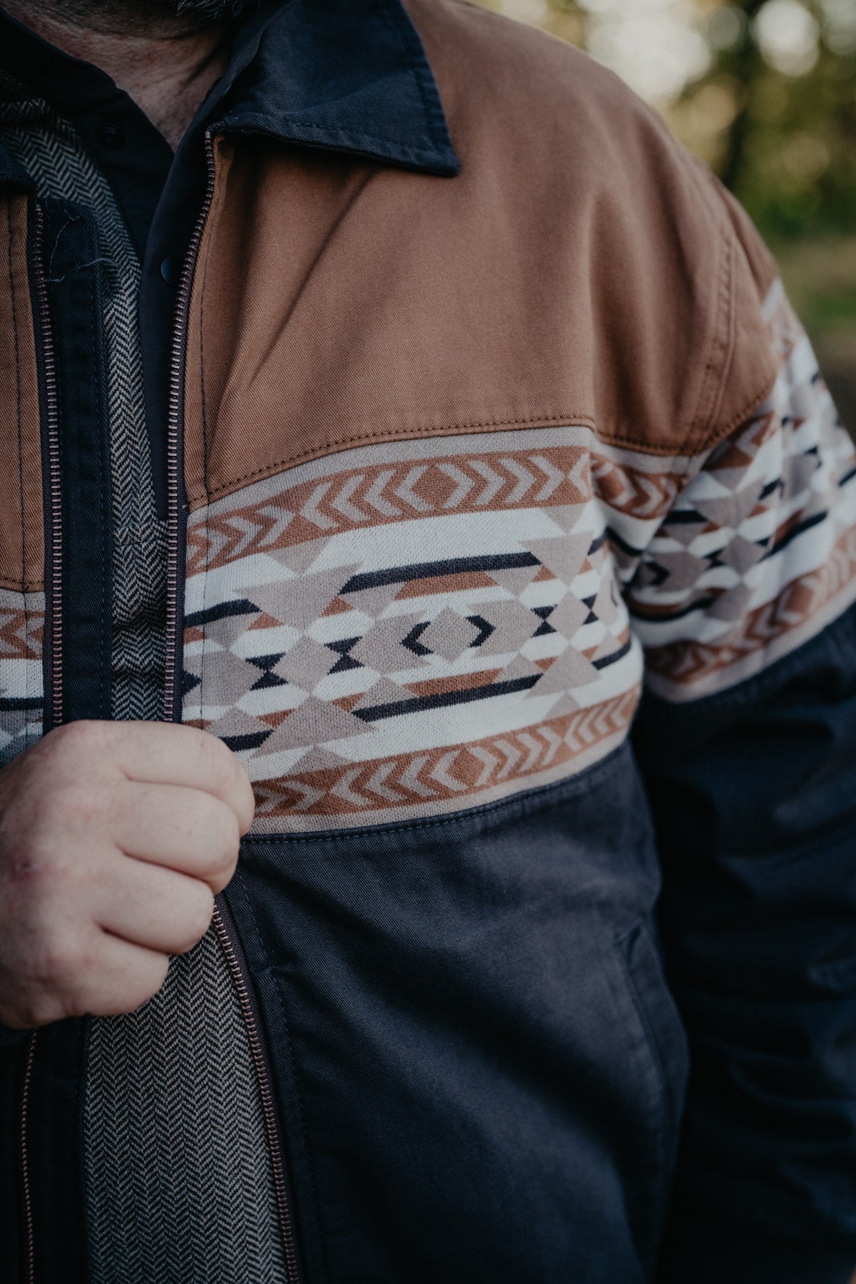 'Erich' Men's Wrangler Checotah Bomber Jacket