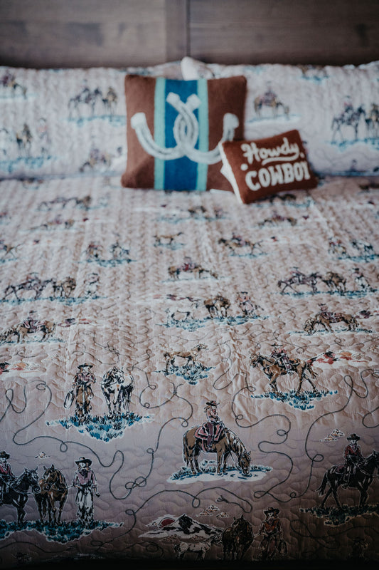 Sierra Cowgirl Quilt Set by Ida Mae (Queen, King)