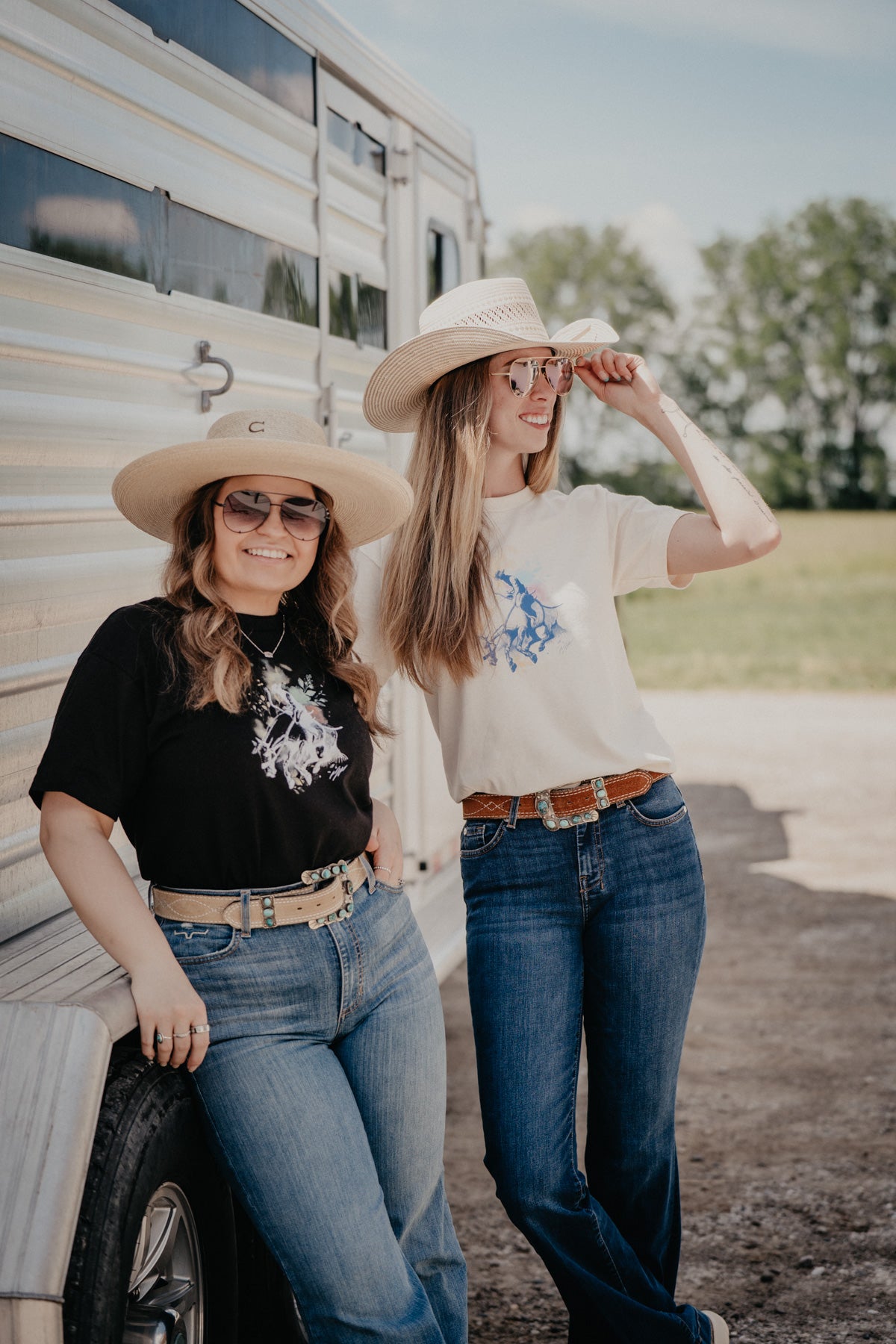 'Randy' Saddle Bronc Kimes Ranch Unisex Graphic Tee {Two Colours/ S-XXL}