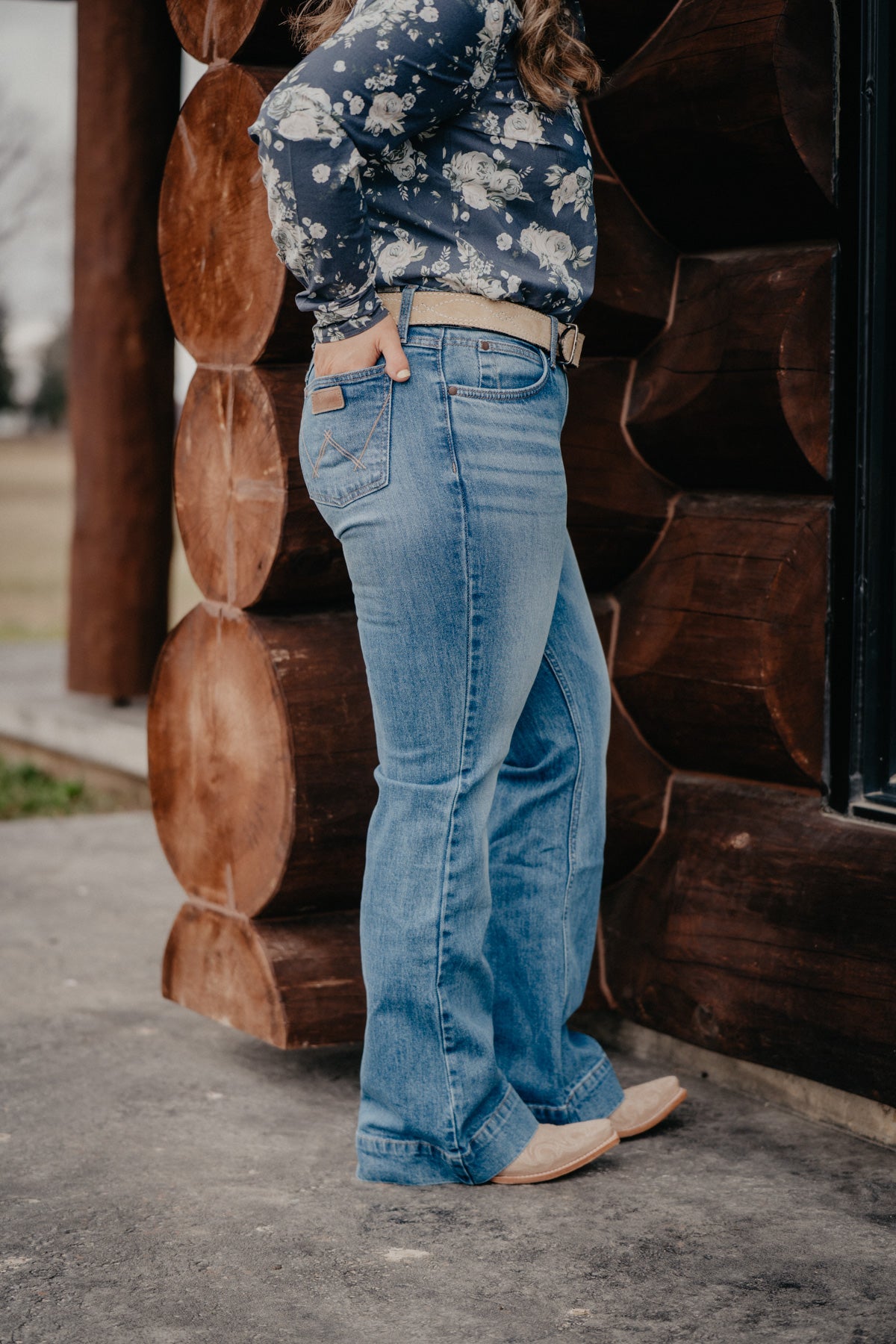 'Joanna' Retro Mae Mid Rise Trouser (Sizes 24-35)