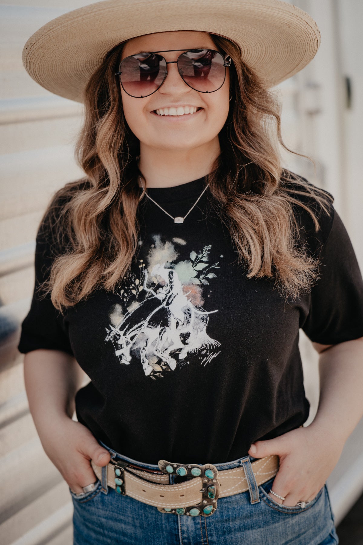 'Randy' Saddle Bronc Kimes Ranch Unisex Graphic Tee {Two Colours/ S-XXL}