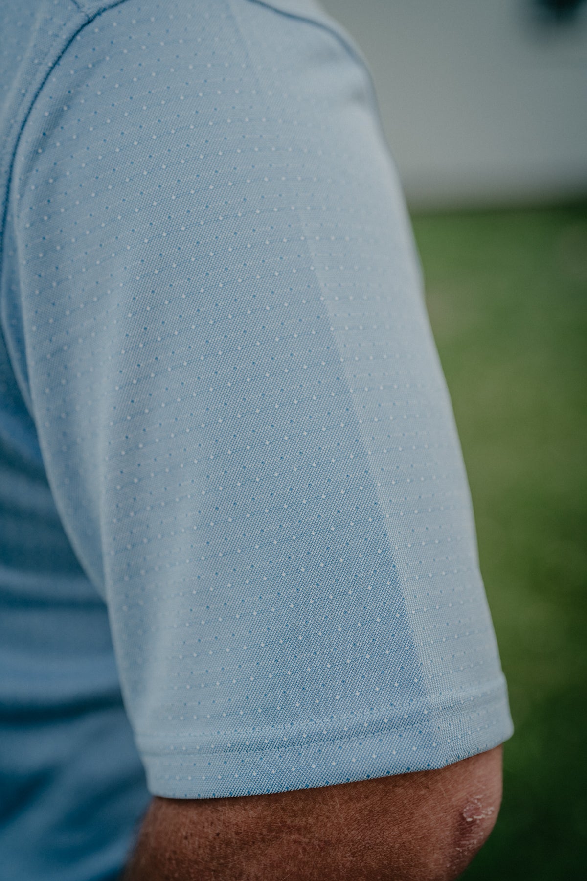 'Cyrus' Men's Light Blue CINCH ArenaFlex Polo