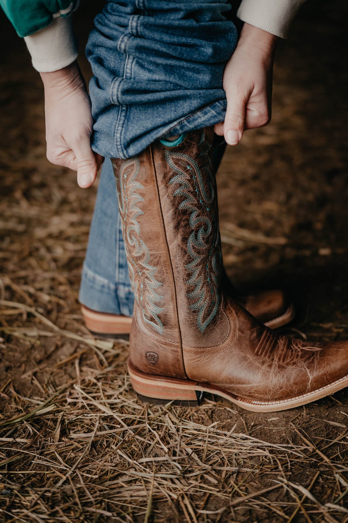 Ariat Futurity Boon Western Boot - Pecan Brown (Sizes 11, 12 B Widths ONLY)