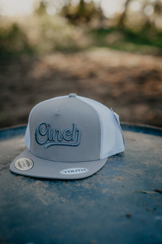 Boy's Grey CINCH Trucker Hat
