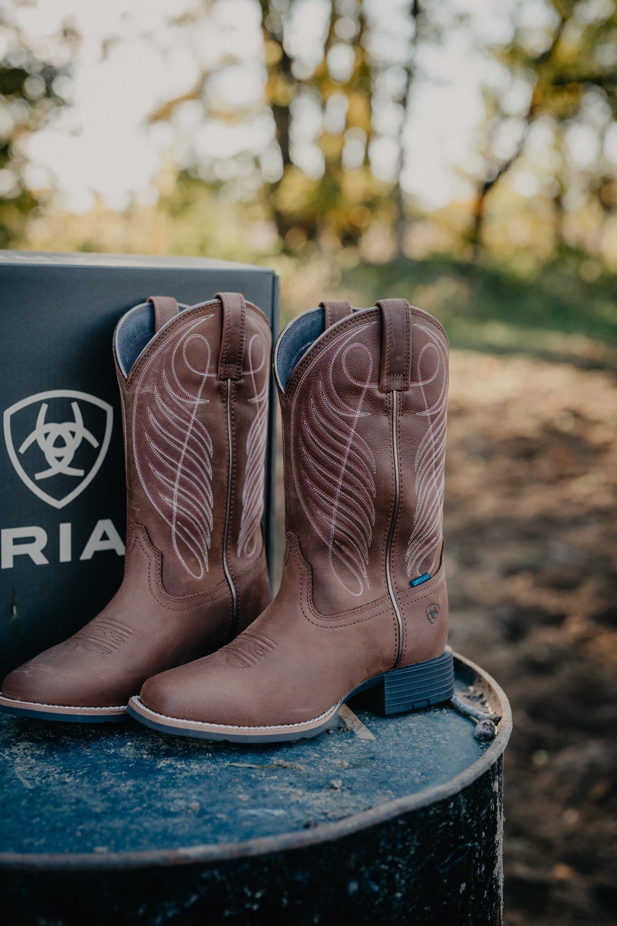 Women's Round Up H20 Waterproof Square Toe Cowboy Boot