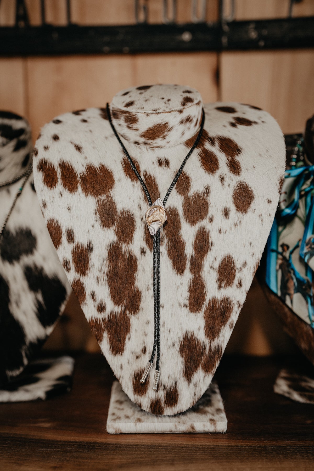 Mixed Metal Pony Up Horse Bolo Tie by November Maker