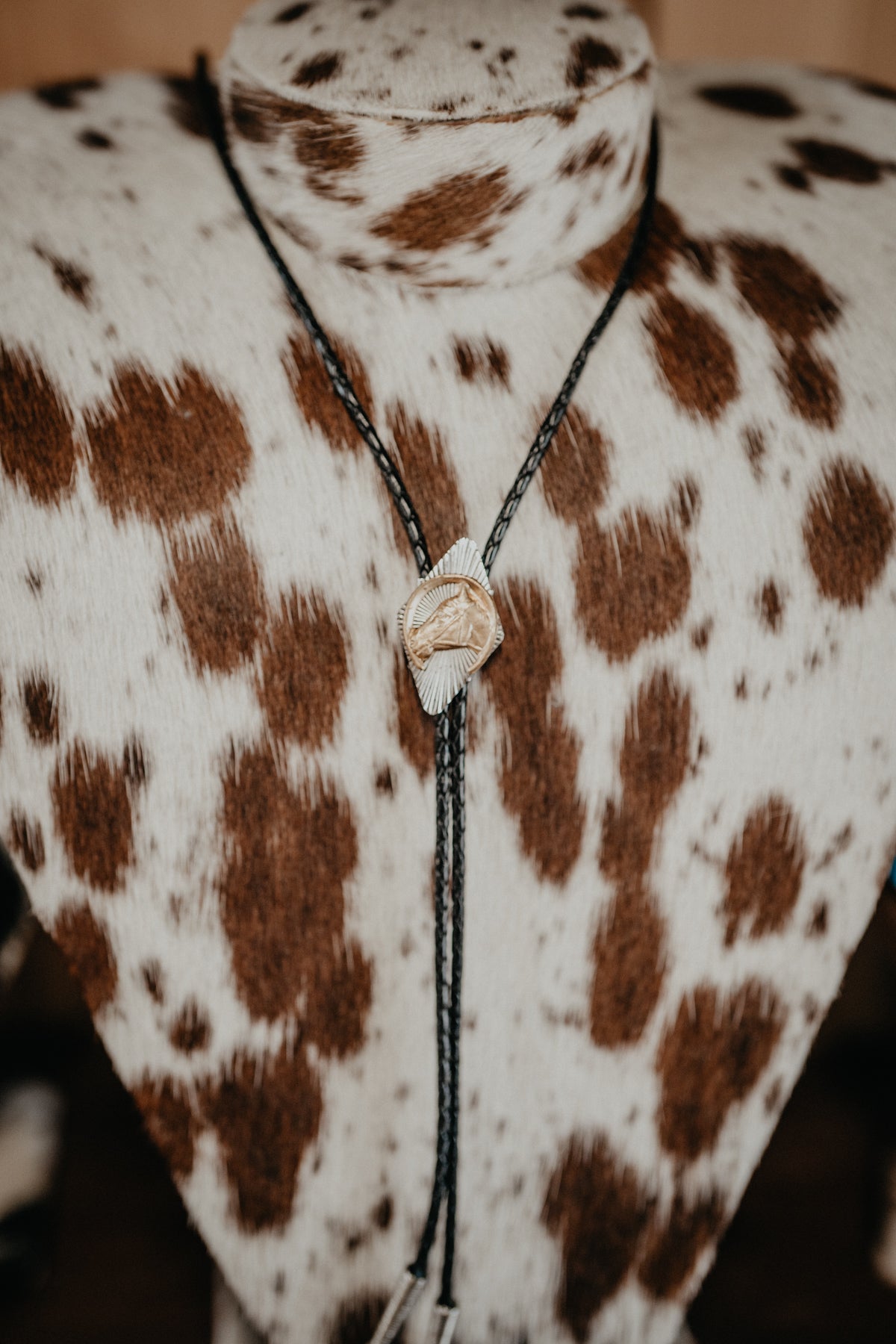 Mixed Metal Pony Up Horse Bolo Tie by November Maker