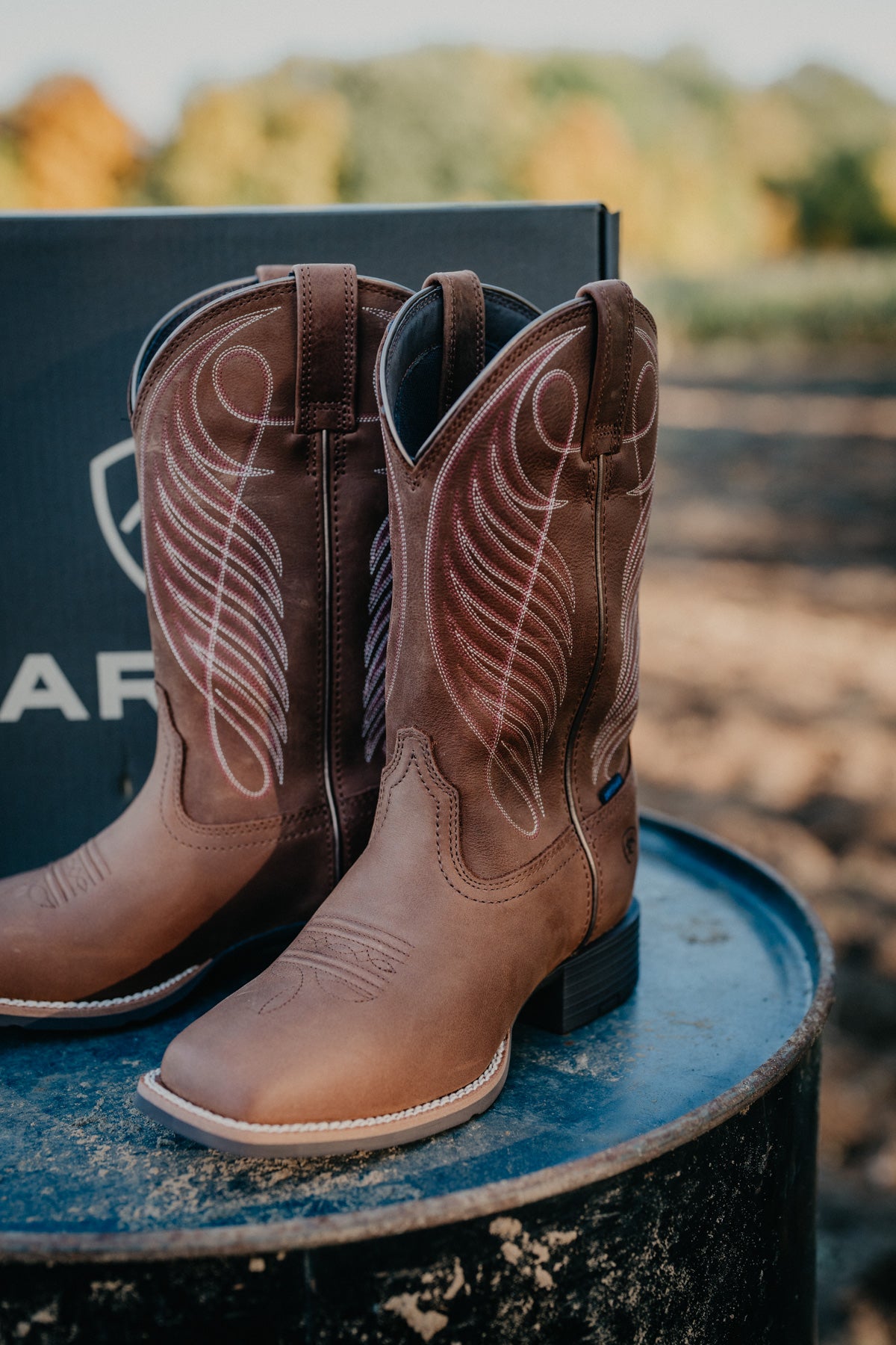 Women's Round Up H20 Waterproof Square Toe Cowboy Boot