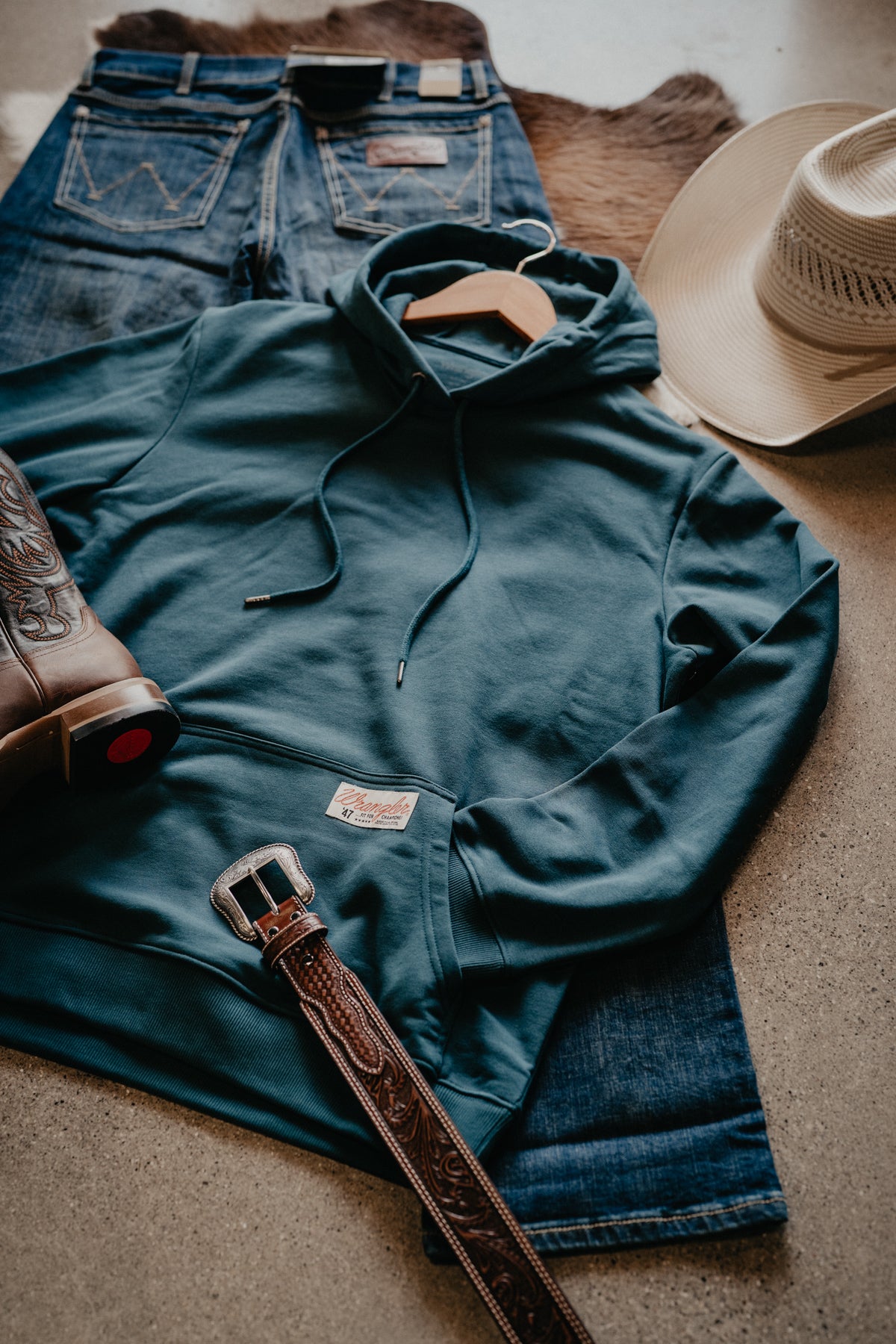 'Tyler' Men's Wrangler Hoodie (2 Colourways; S-XXL)