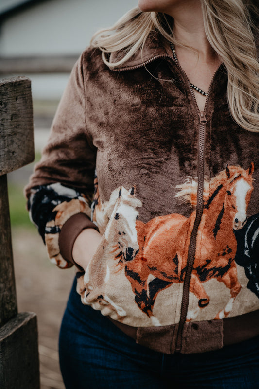 'Carol-Lynn's Closet' Vintage Staple Horse Full Zip (XS-XXL)