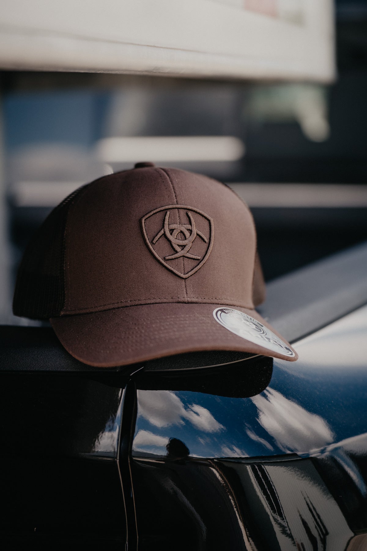 Ariat Rich Chocolate Brown 6 Panel Hat