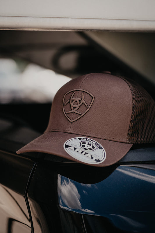 Ariat Rich Chocolate Brown 6 Panel Hat