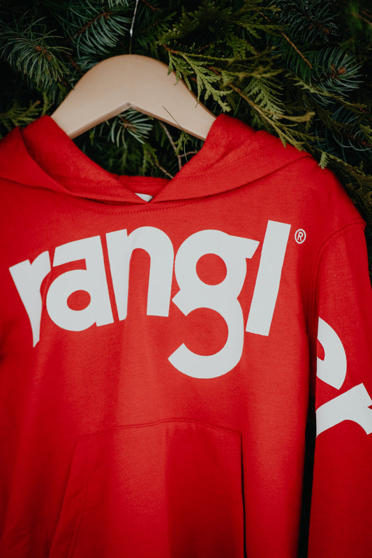Wrangler Girls Red Logo Hoodie (XS-XL)