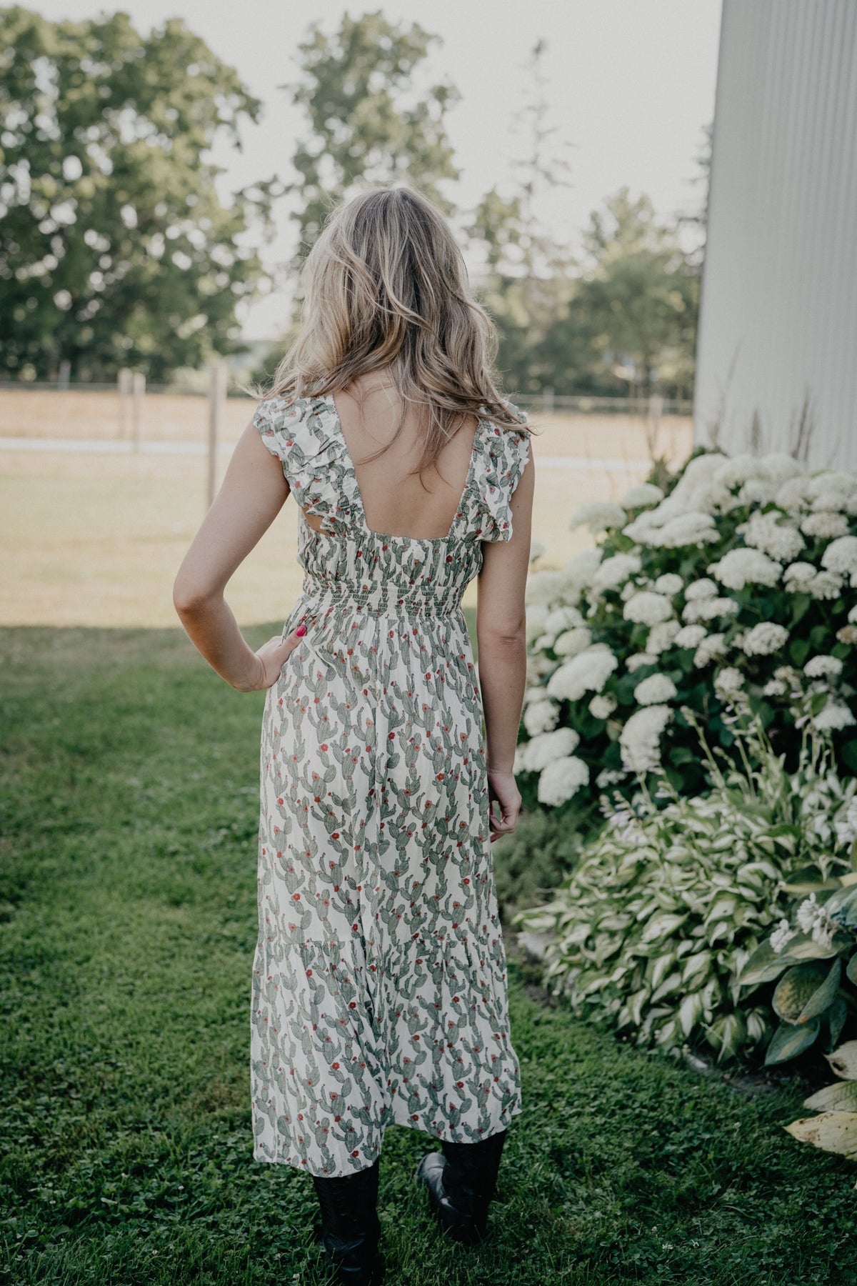 'Buckley' Cactus Floral Midi Dress by Rock & Roll (XS-XXL)