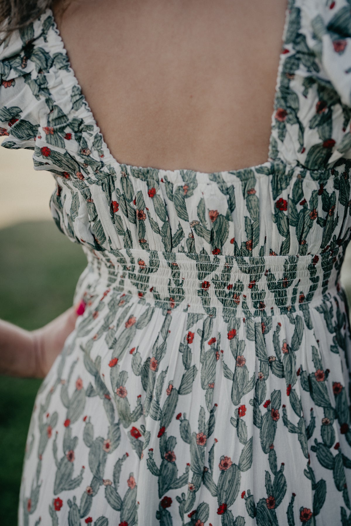 'Buckley' Cactus Floral Midi Dress by Rock & Roll (XS-XXL)