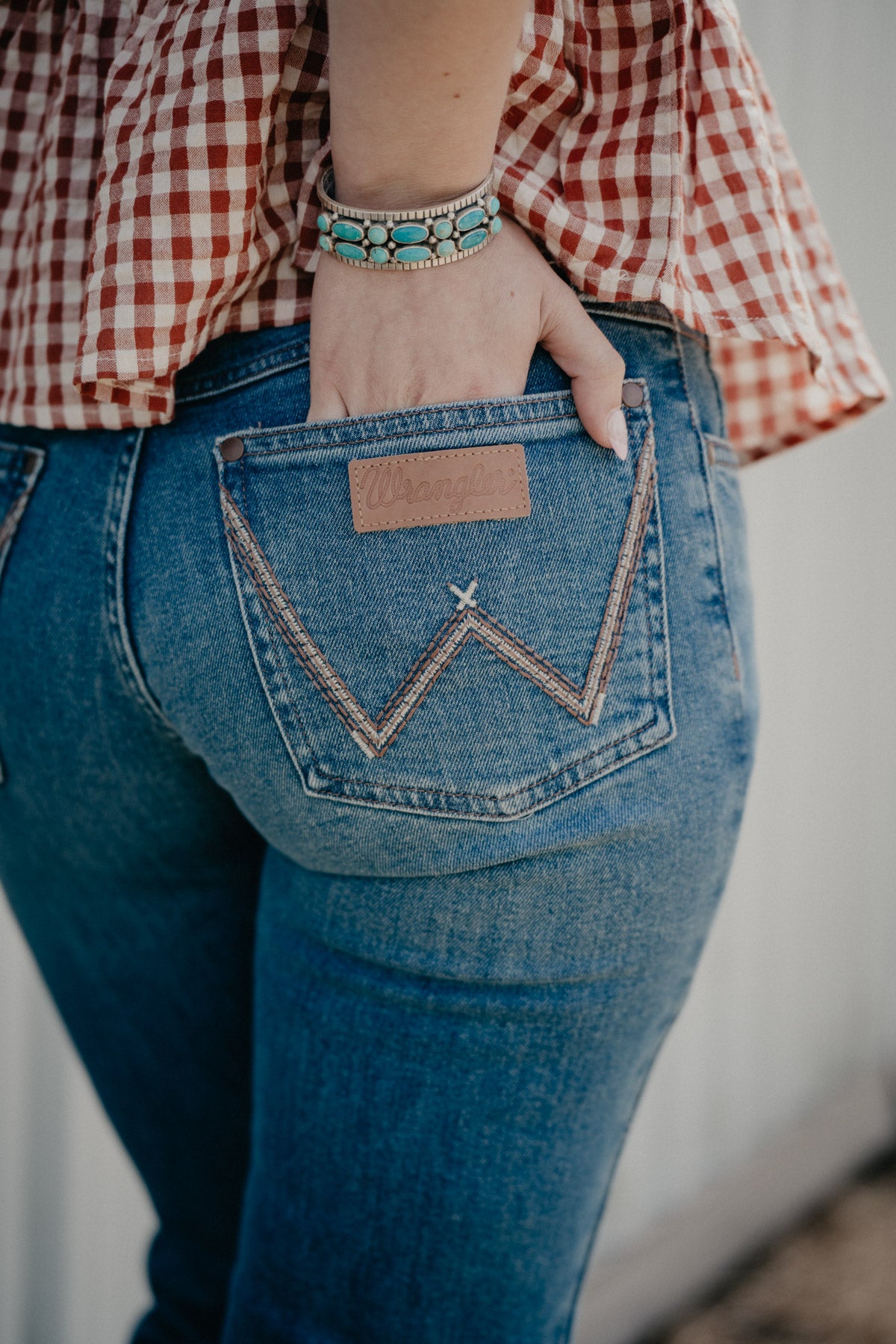'Cynthia' Mae Mid Rise Trouser Jean by Wrangler (24-34)