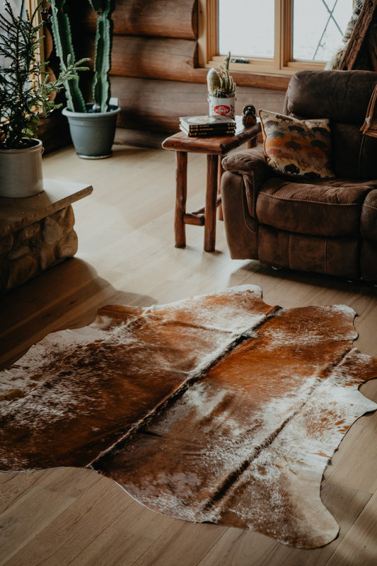 Large Cowhide Rug #3