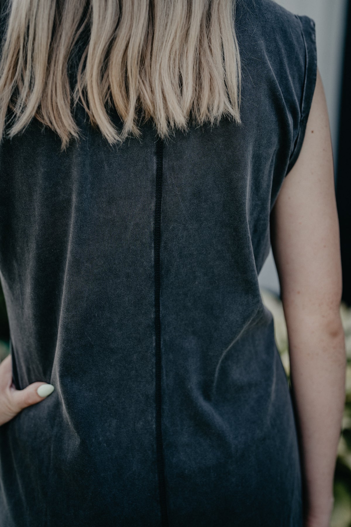 'Jordan' Dark Grey Sleeveless  T-Shirt Dress by Ariat (XS-XXL)