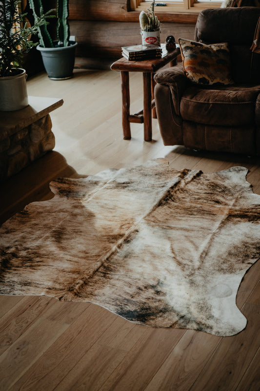 Large Cowhide Rug #9