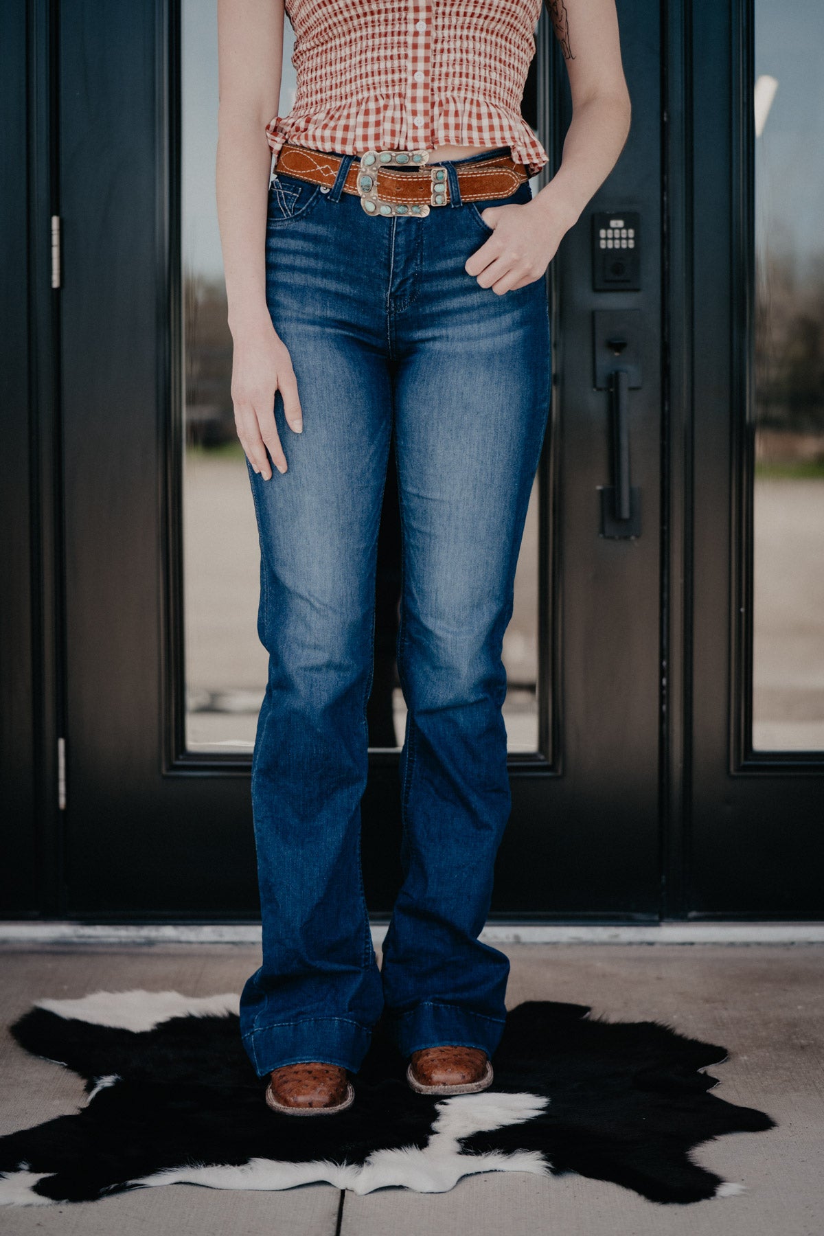 'Mila' Dark Wash Slim Trouser Jean by Cruel Denim (Sizes 24-35)