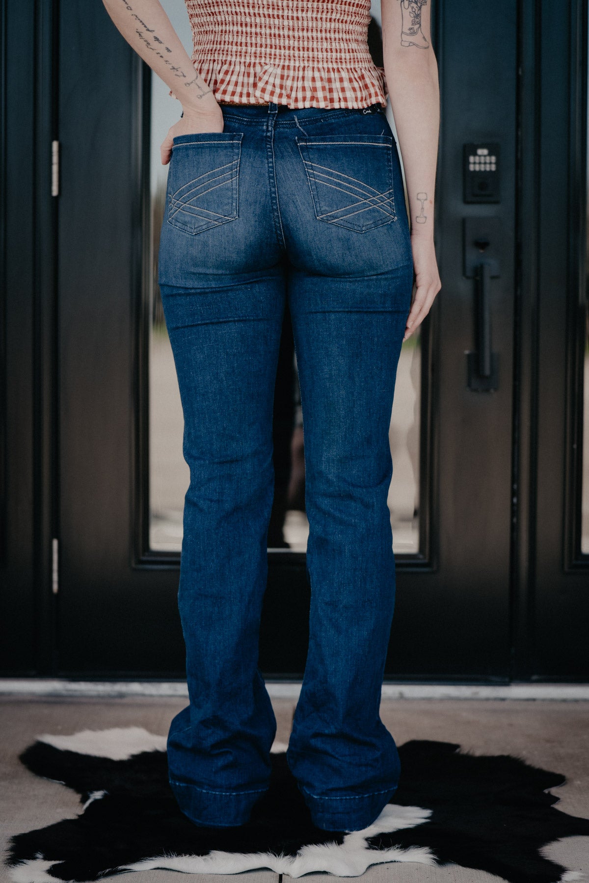 'Mila' Dark Wash Slim Trouser Jean by Cruel Denim (Sizes 24-35)