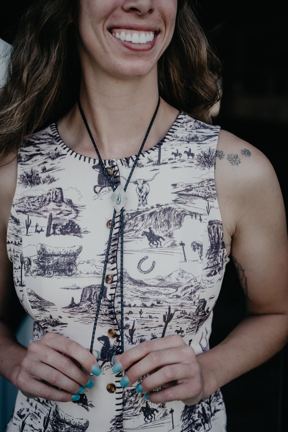 Loved Stoned Bolo Tie by November Maker