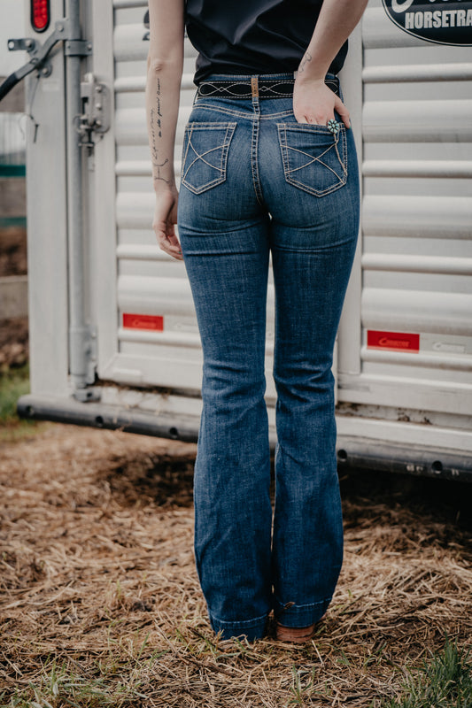 'Ella' High Rise Ariat Trouser Jean (Sizes 25-34)