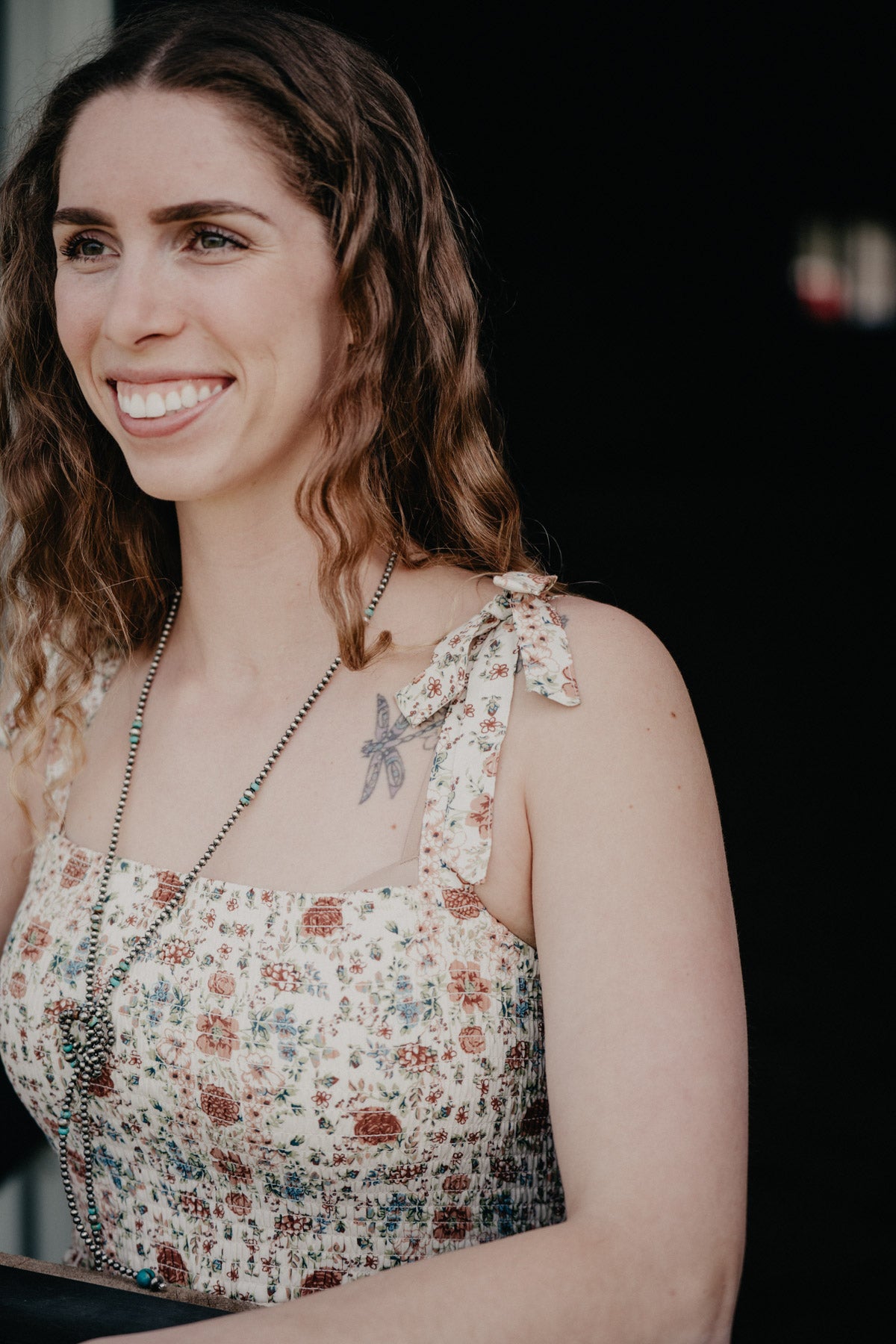 'Wren' Floral Smocked Dress
