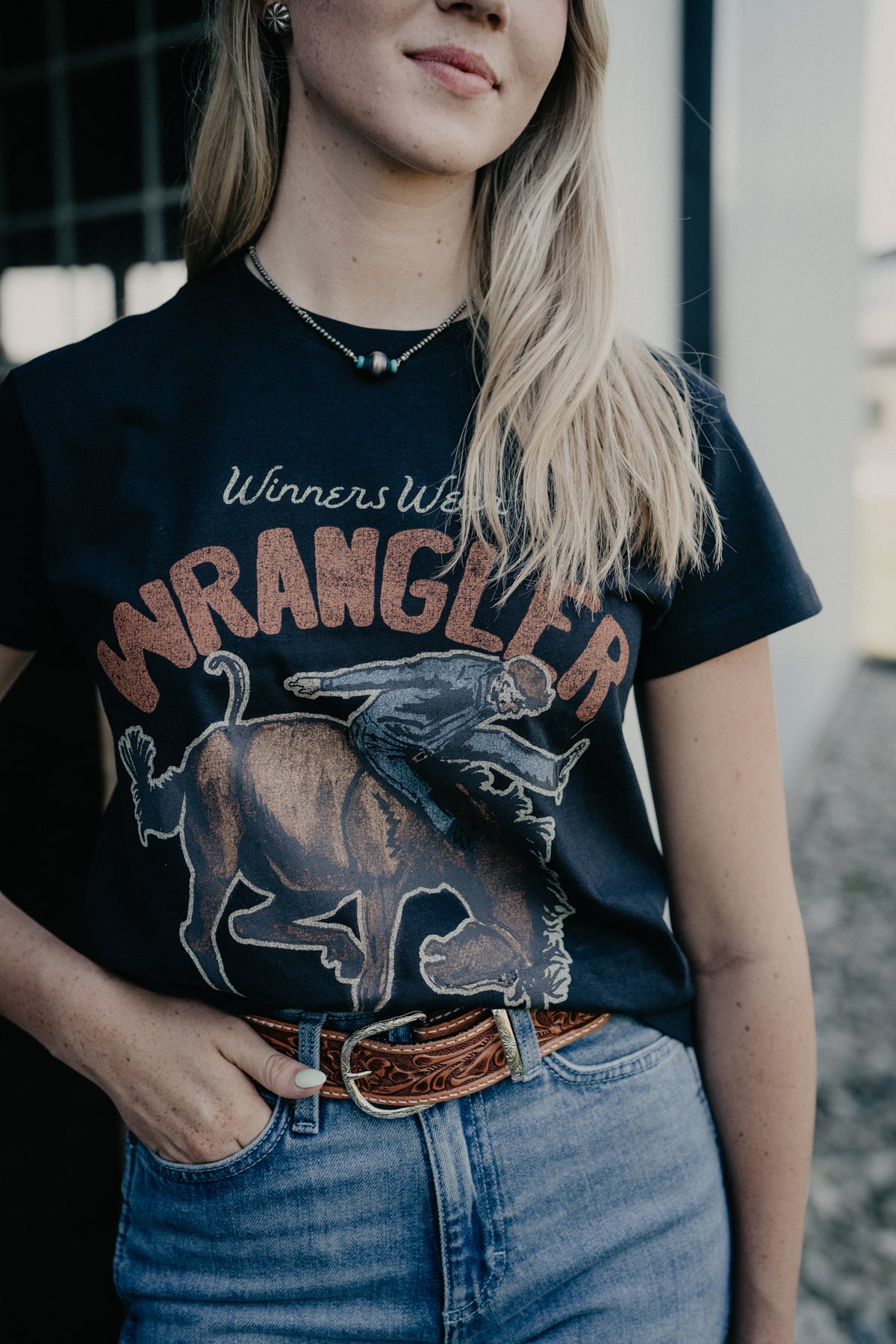'Black Beauty' Women's T-Shirt by Wrangler (XS-XXL)