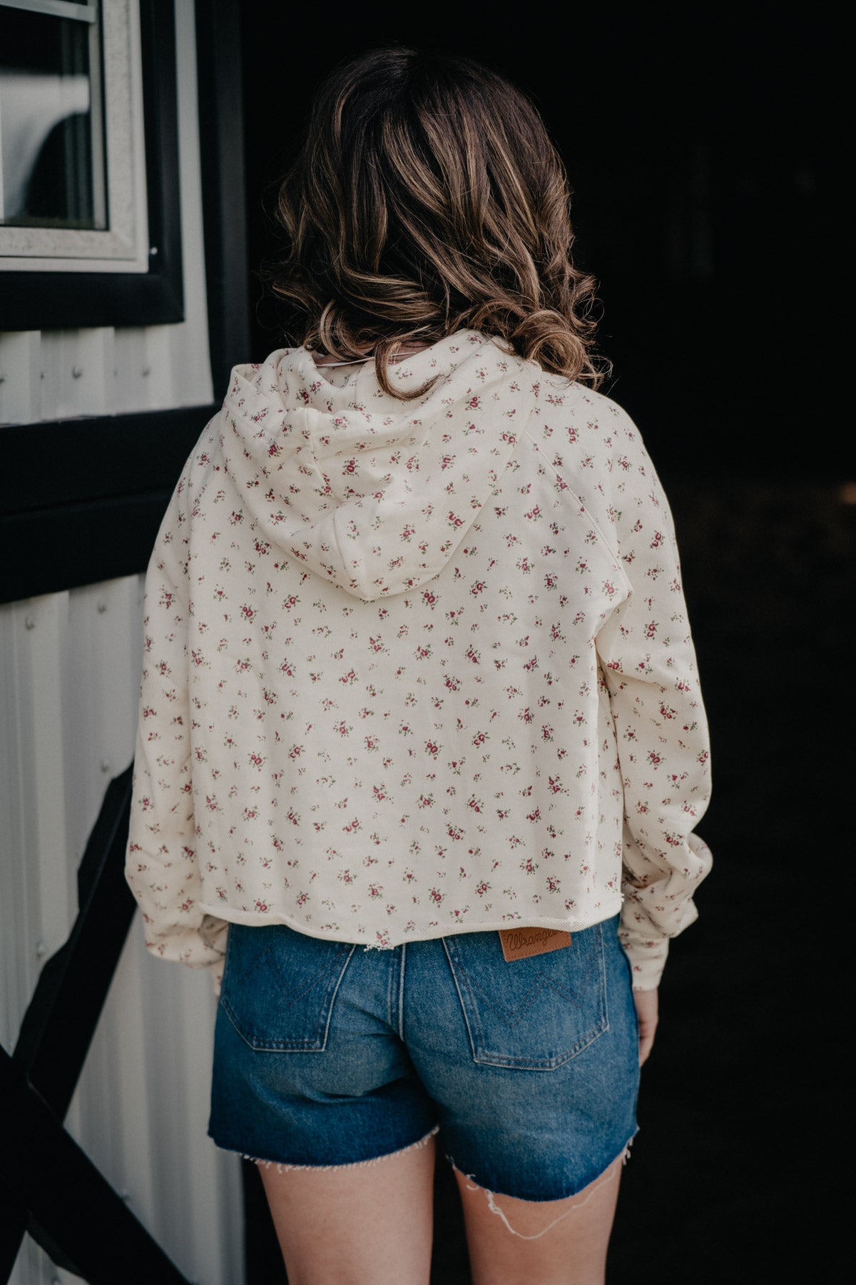 'Flatland' Ranch Horse Floral Hoodie (S-L)