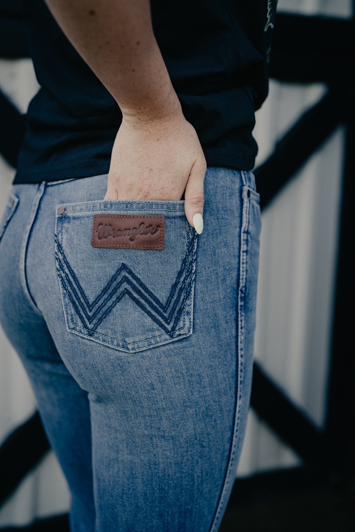'Wynona' Light Wash High Rise Bailey Bootcut by Wrangler (24-34)